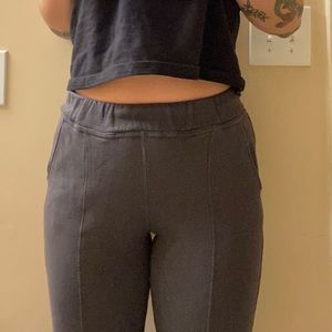 abercrombie and fitch gray joggers!